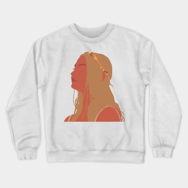 Sarah Cameron from Outer Banks Crewneck Sweatshirt by raffitidsgn